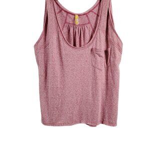 💎141 Free People Oversized Scoop Neck Mauve Tank Top